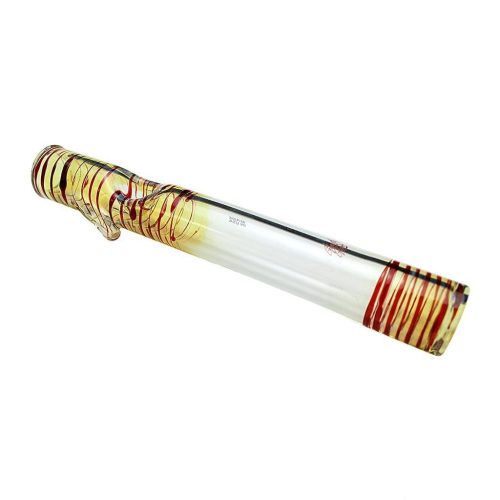 Glowfly Glass Fumed Steamroller Pipe Red