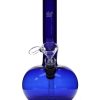 Glowfly Glass Single Z Bong Blue