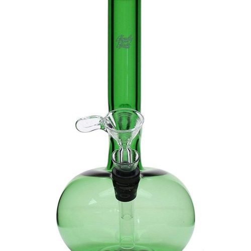 Glowfly Glass Single Z Bong Green