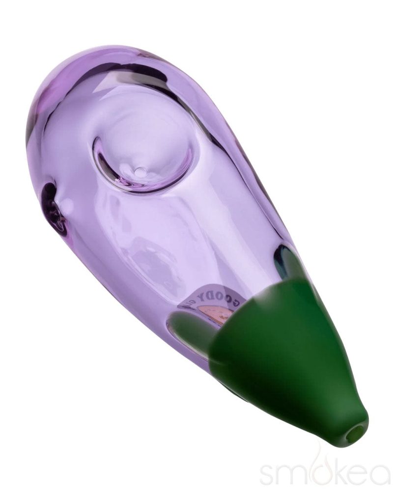 goody glass eggplant hand pipe 29678297940070