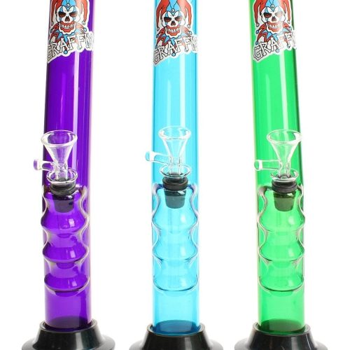 graffix 12 gripper skinny acrylic bong 2550239101030