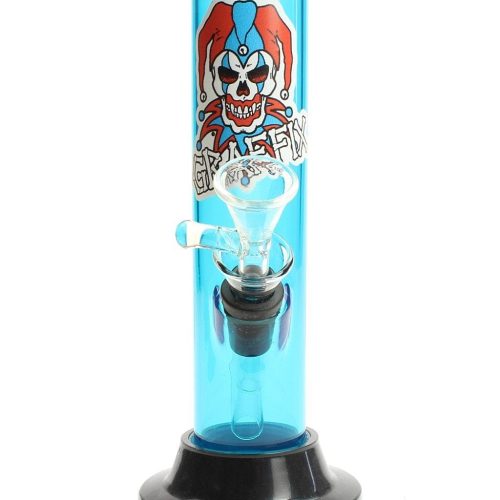 Graffix 6" Straight Skinny Acrylic Bong - SMOKEA®