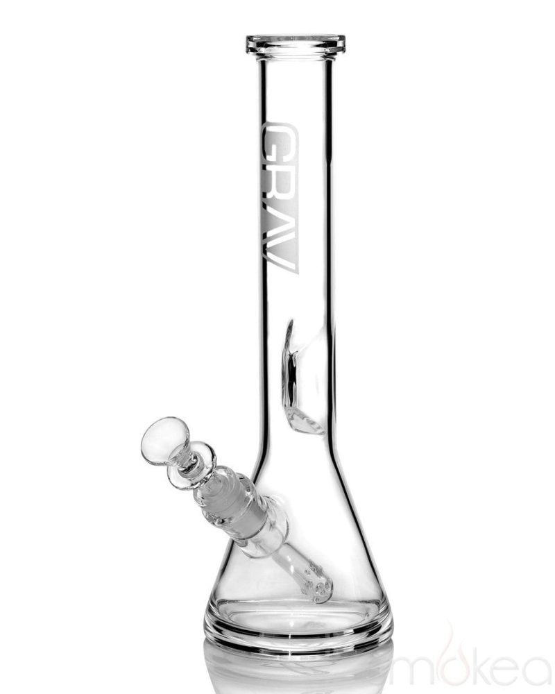 GRAV 12" Beaker Bong Clear