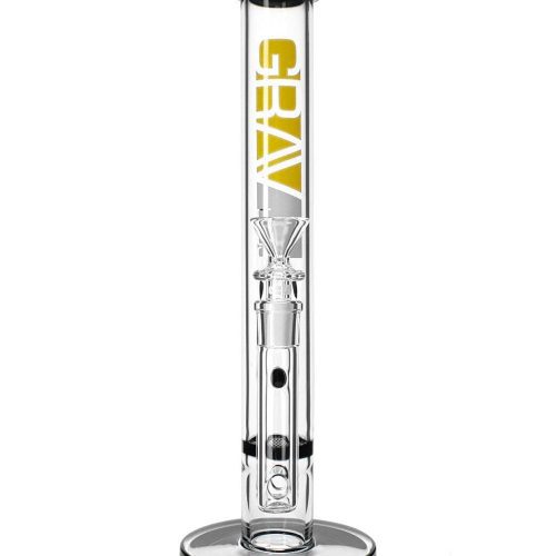 grav 12 straight base bong w disc 1230825947166