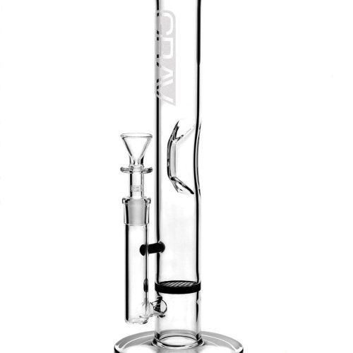 GRAV 12" Straight Base Bong w/ Disc - SMOKEA®