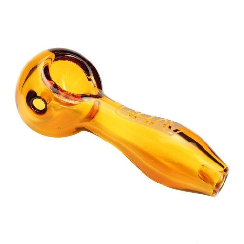 GRAV 4" Classic Spoon Hand Pipe Amber