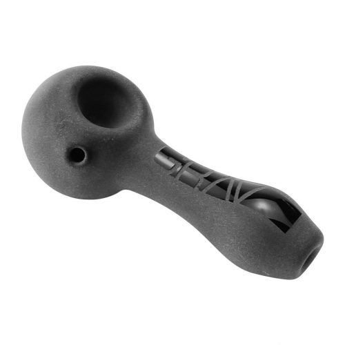 GRAV 4" Sandblasted Spoon Hand Pipe Black