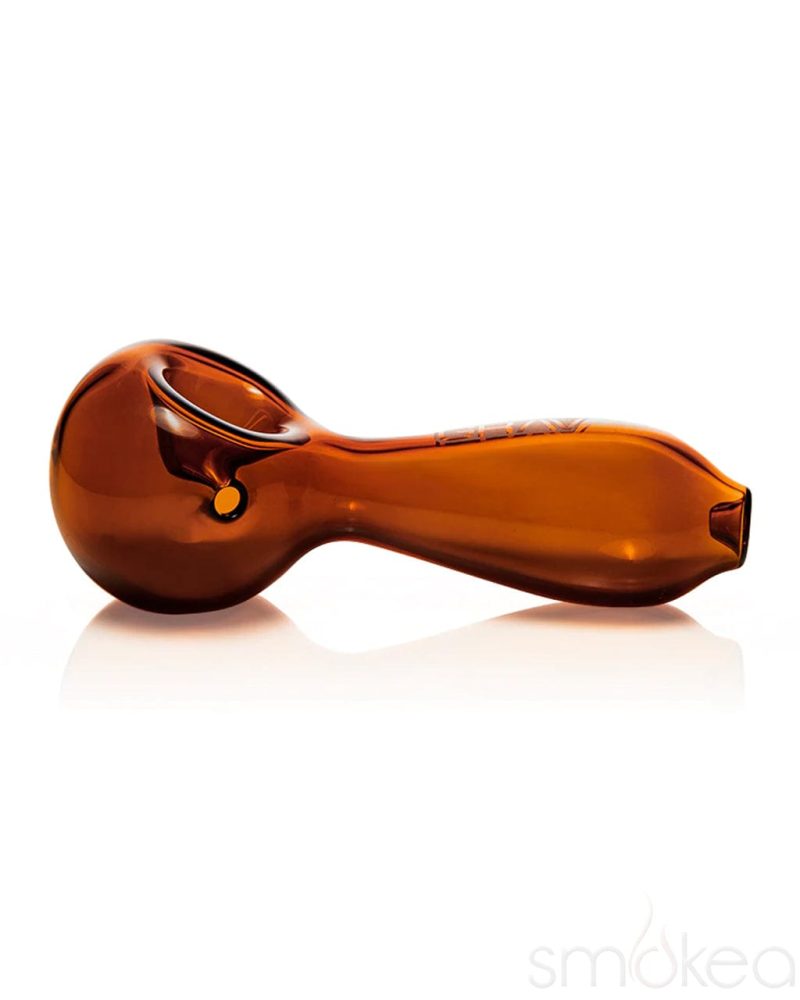 GRAV 6" Large Spoon Hand Pipe Amber