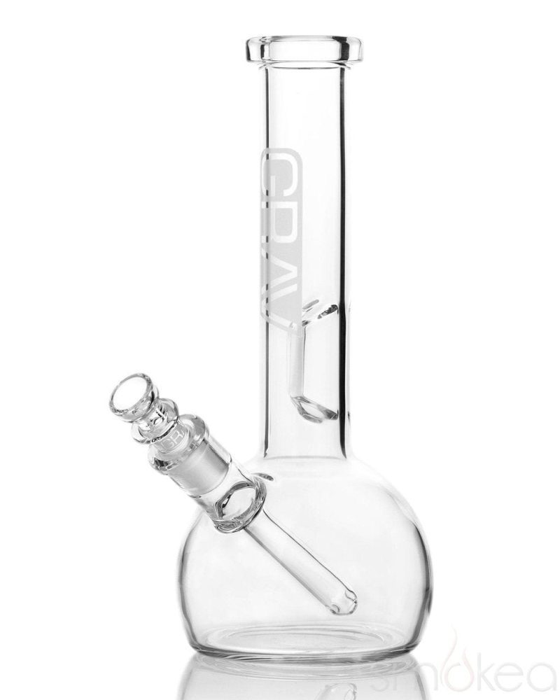 GRAV 8" Round Waterpipe w/ Fixed Downstem - SMOKEA®