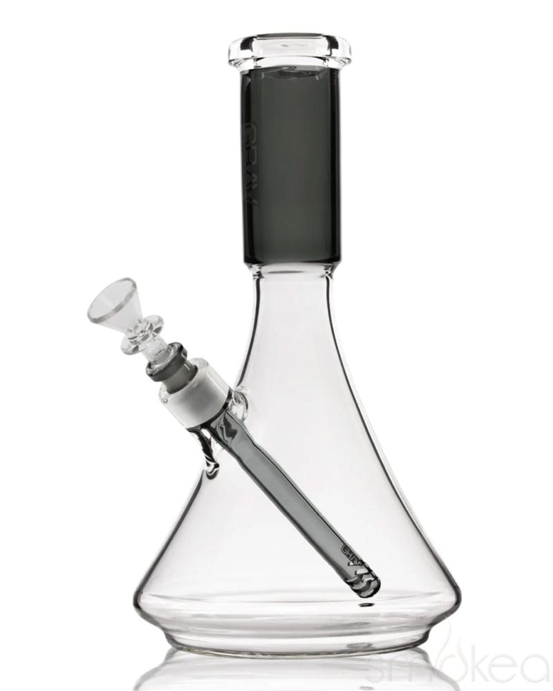 GRAV Large Deco Beaker Bong Smoke