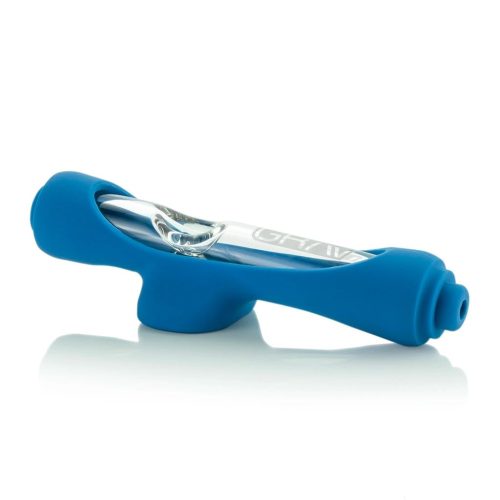 GRAV Mini Steamroller w/ Silicone Skin Blue