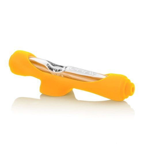 GRAV Mini Steamroller w/ Silicone Skin Mustard Yellow