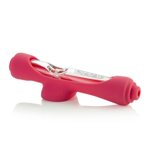 GRAV Mini Steamroller w/ Silicone Skin Pink