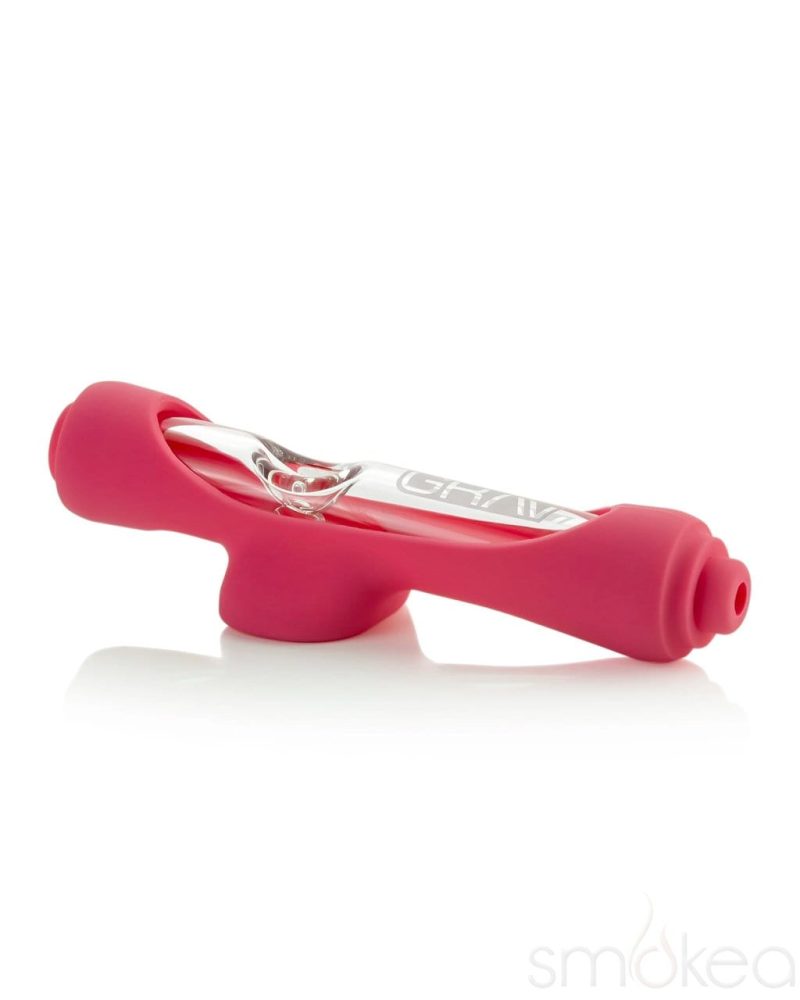 GRAV Mini Steamroller w/ Silicone Skin Pink