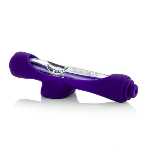 GRAV Mini Steamroller w/ Silicone Skin Purple