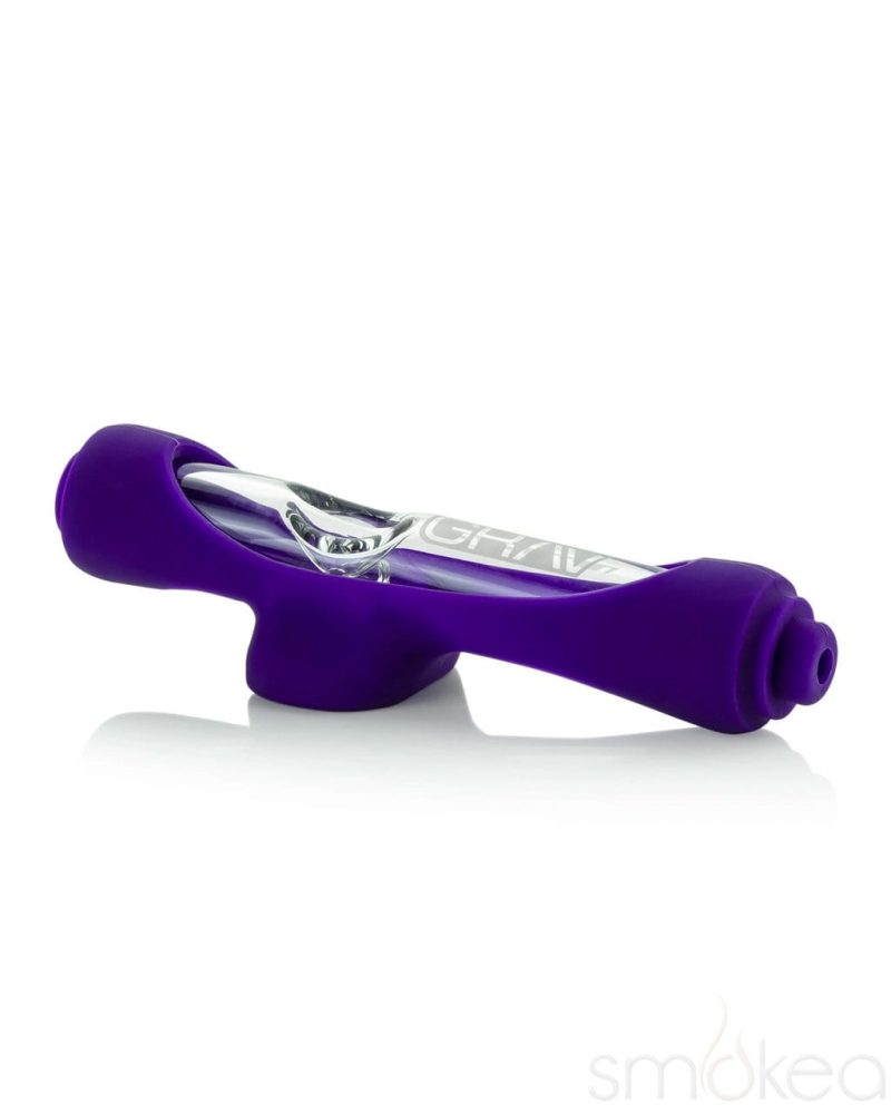 GRAV Mini Steamroller w/ Silicone Skin Purple