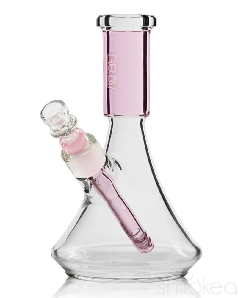 GRAV Small Deco Beaker Bong Pink