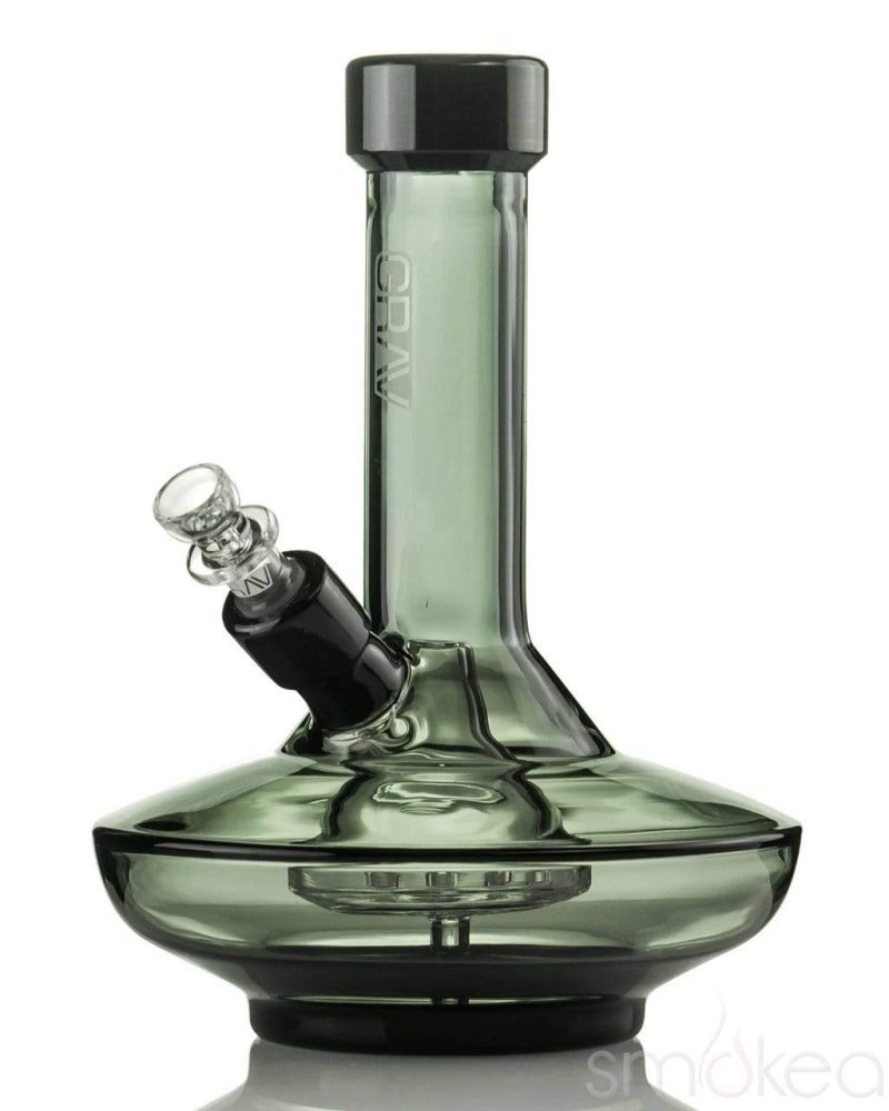 GRAV Small Wide Base Bong Smoke/Black