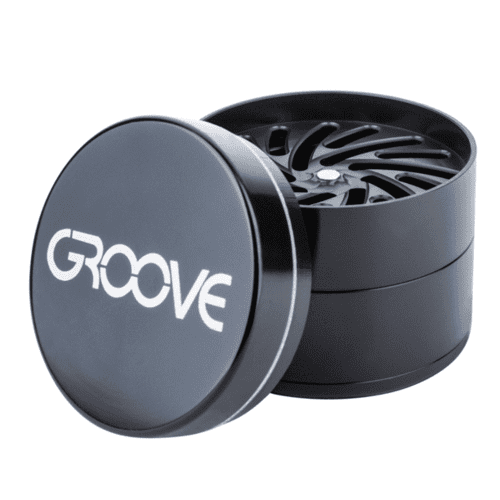 Groove by Aerospaced 4-Piece Grinder Black / 2.0" (50mm)