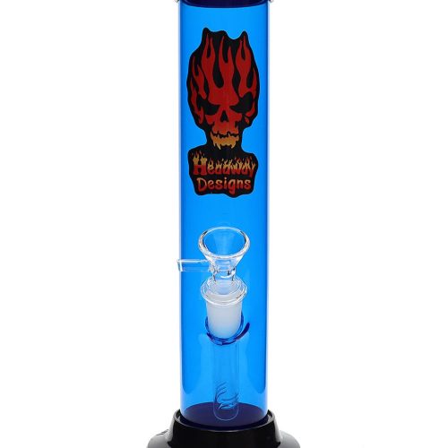 Headway 10" Glass on Glass Straight Acrylic Bong