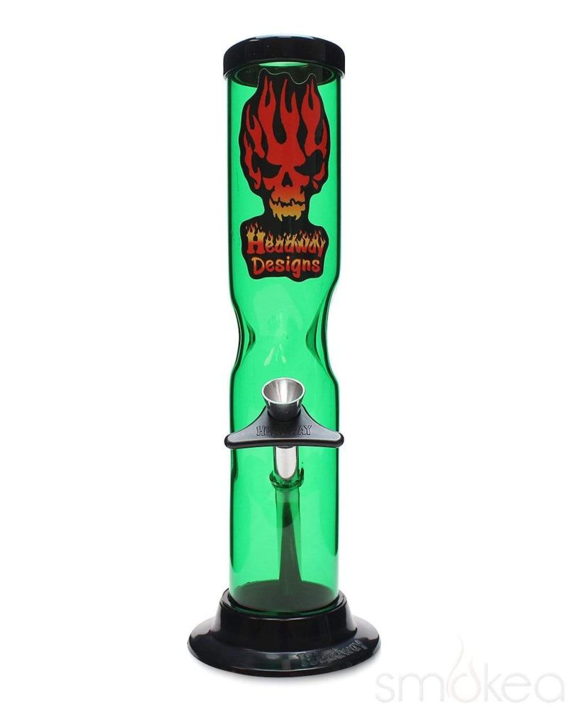 Headway 10" Ice Catcher Acrylic Bong Green