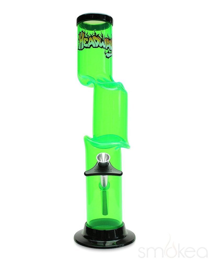 Headway 12" Double Bend Acrylic Bong - SMOKEA®