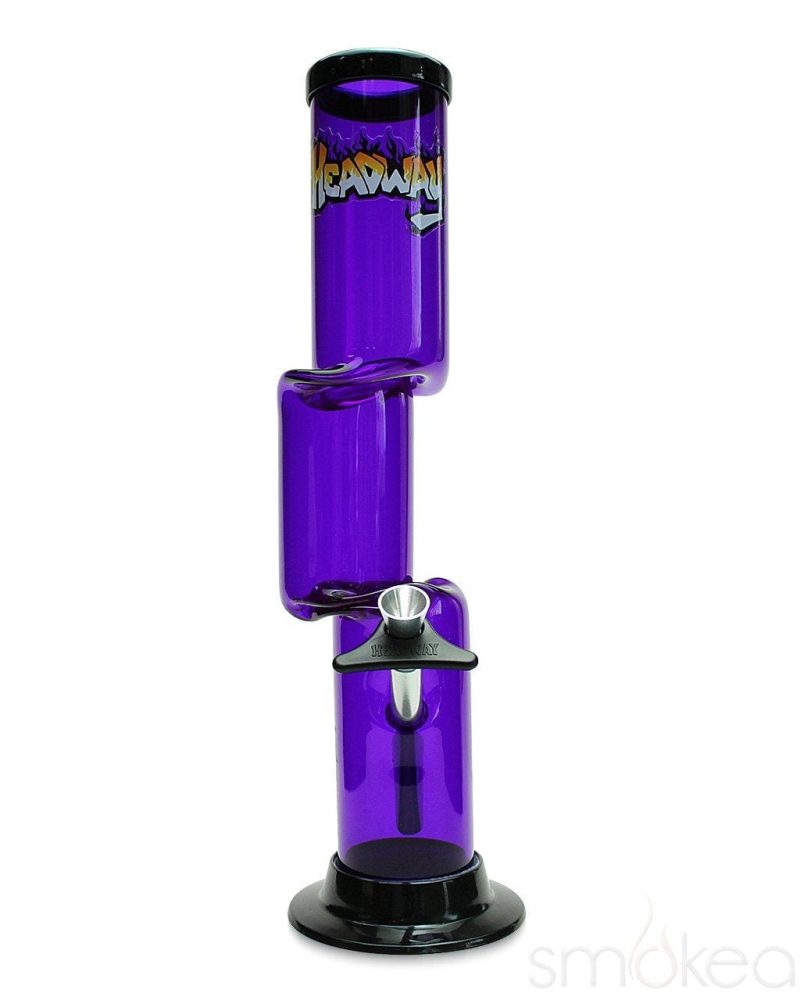 Headway 12" Double Bend Acrylic Bong - SMOKEA®