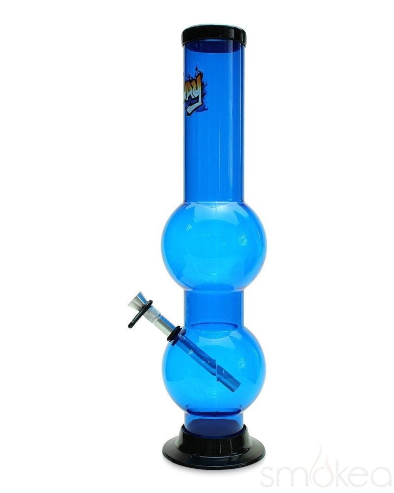 headway 14 double bubble acrylic bong 13125832540262