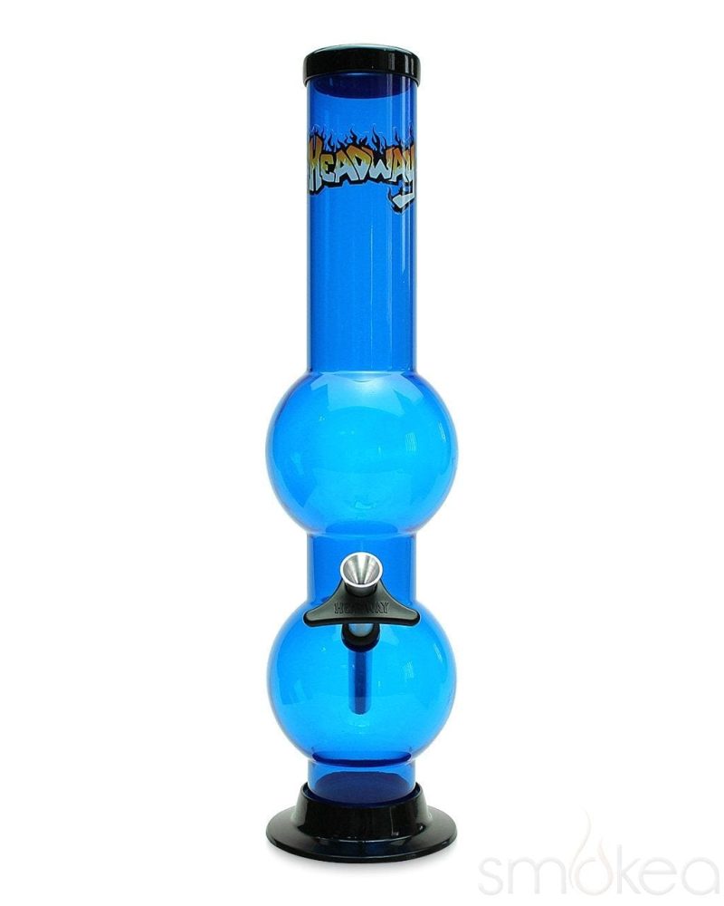 Headway 14" Double Bubble Acrylic Bong - SMOKEA®