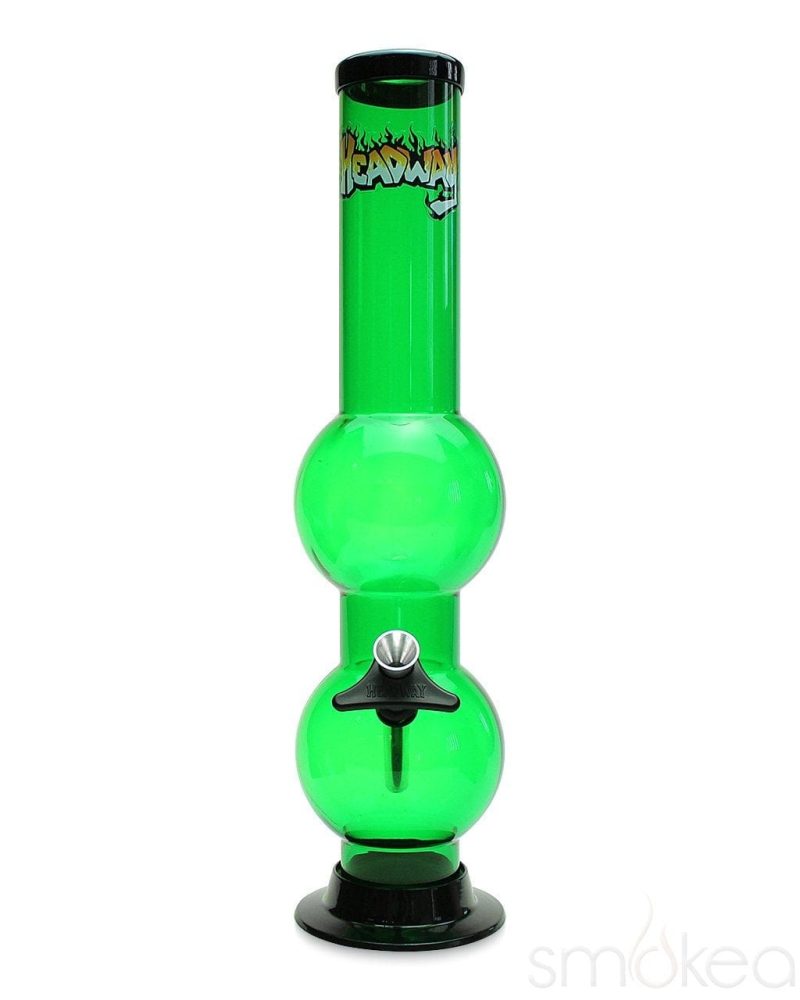 Headway 14" Double Bubble Acrylic Bong - SMOKEA®