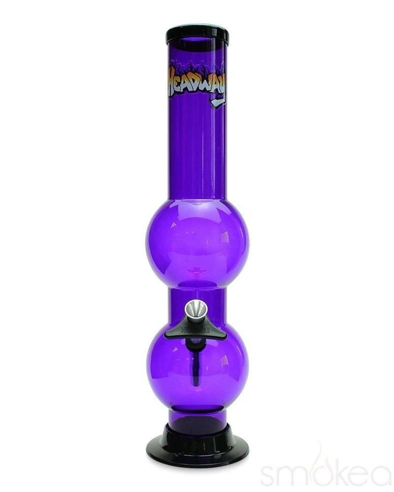 Headway 14" Double Bubble Acrylic Bong - SMOKEA®