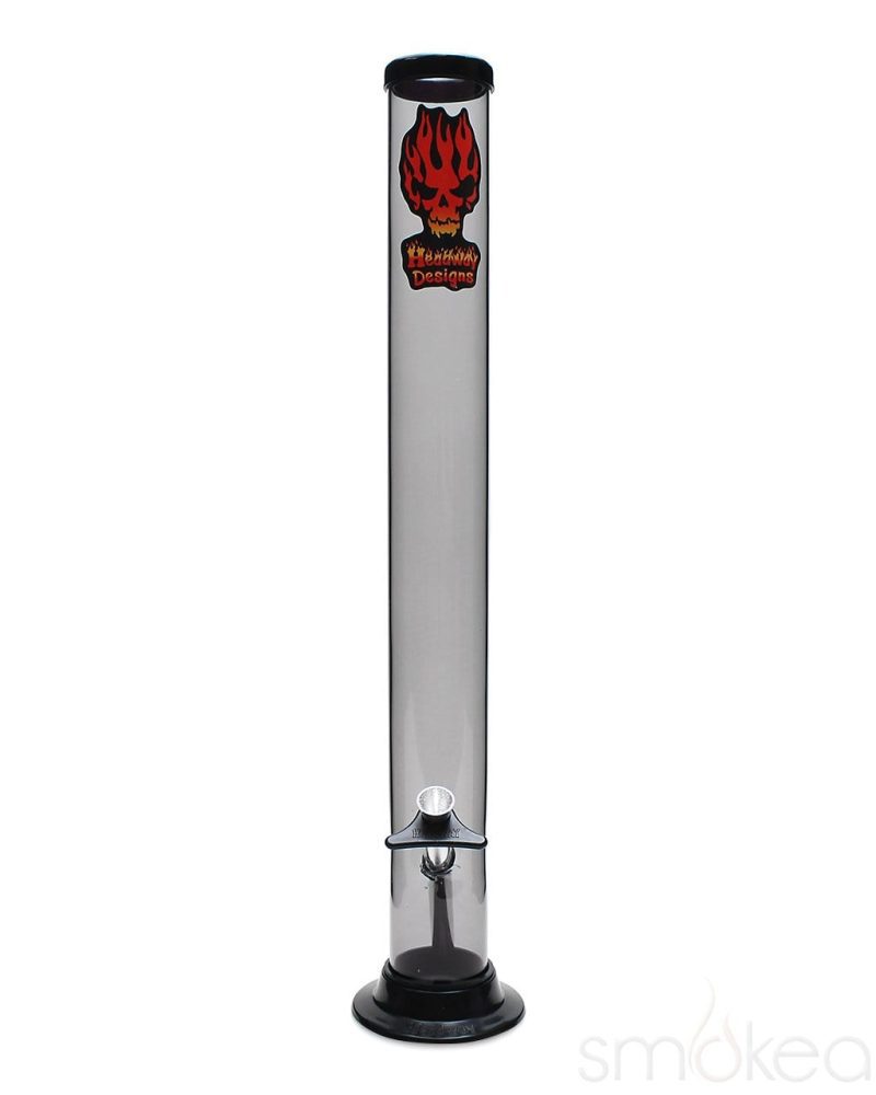 Headway 18" Straight Acrylic Bong Black