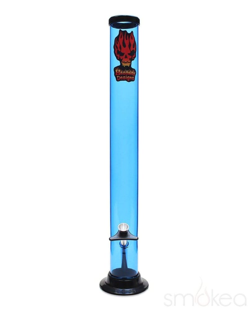 Headway 18" Straight Acrylic Bong Blue