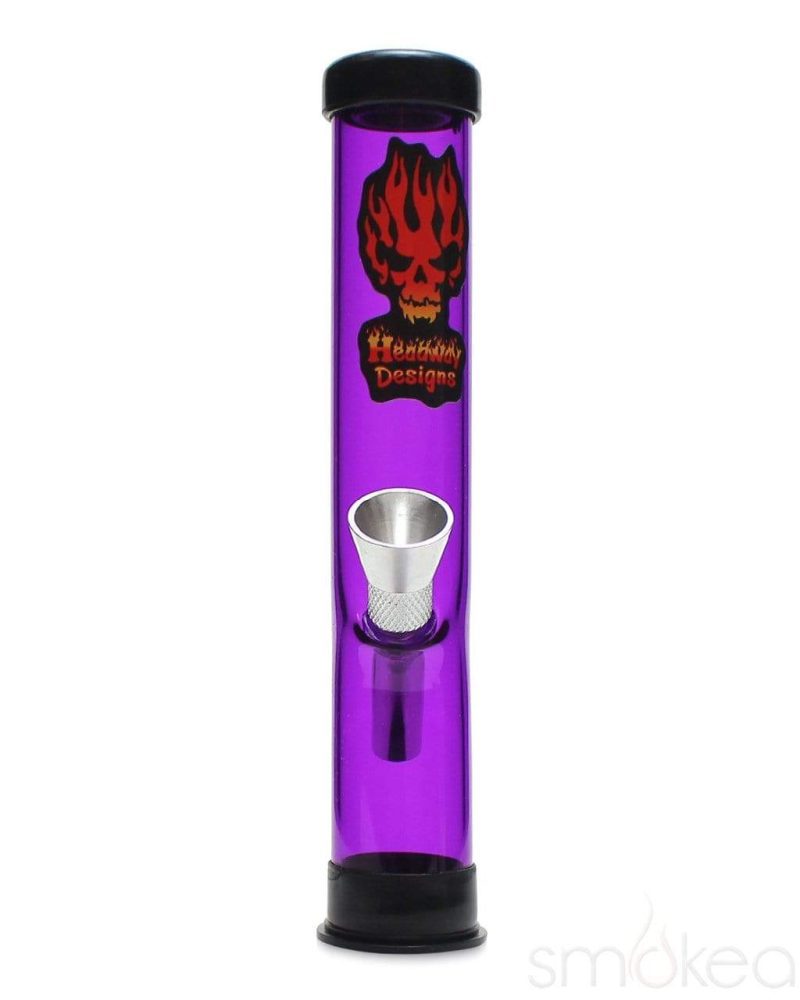 Headway 6" Traveler Acrylic Bong Purple