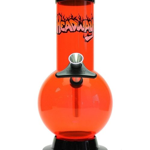 headway 8 bubble acrylic bong red 13114788413542