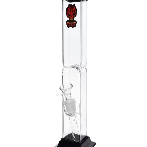 Headway Square Glass on Glass Ice Catcher Acrylic Bong 12"