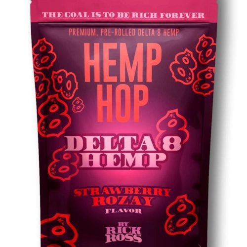 Hemp Hop by Rick Ross Delta 8 Pre-Rolls Strawberry Rozay