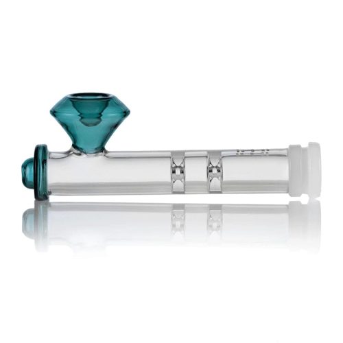 Hemper Luxe Diamond Steamroller Pipe Teal