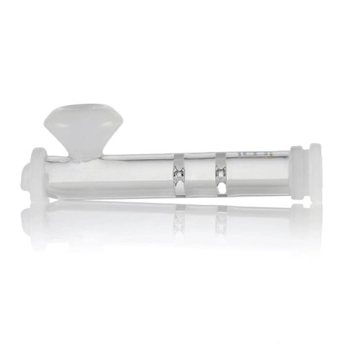 Hemper Luxe Diamond Steamroller Pipe White