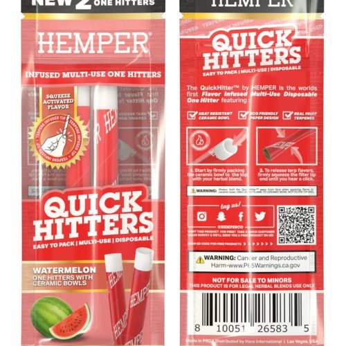 hemper quick hitters disposable one hitters 2 pack 29727587532902