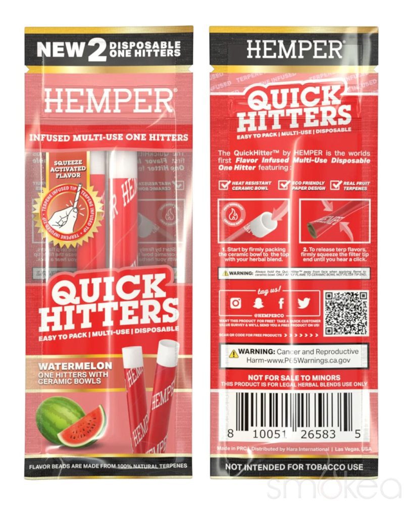 hemper quick hitters disposable one hitters 2 pack 29727587532902