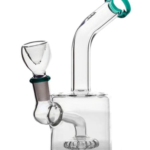 Hemper Showerhead Puck Bong Teal