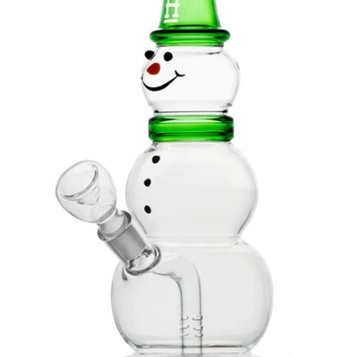 Hemper Snowman Bong Green