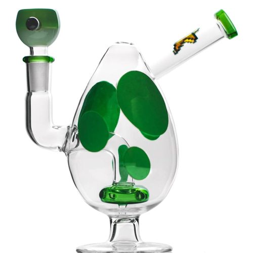 Hemper Spotted Egg Bong Green