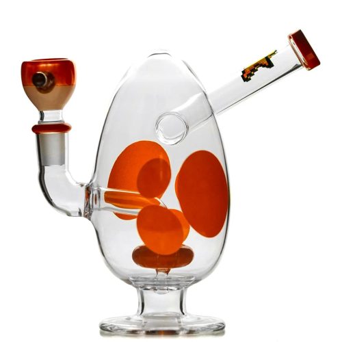 Hemper Spotted Egg Bong Orange