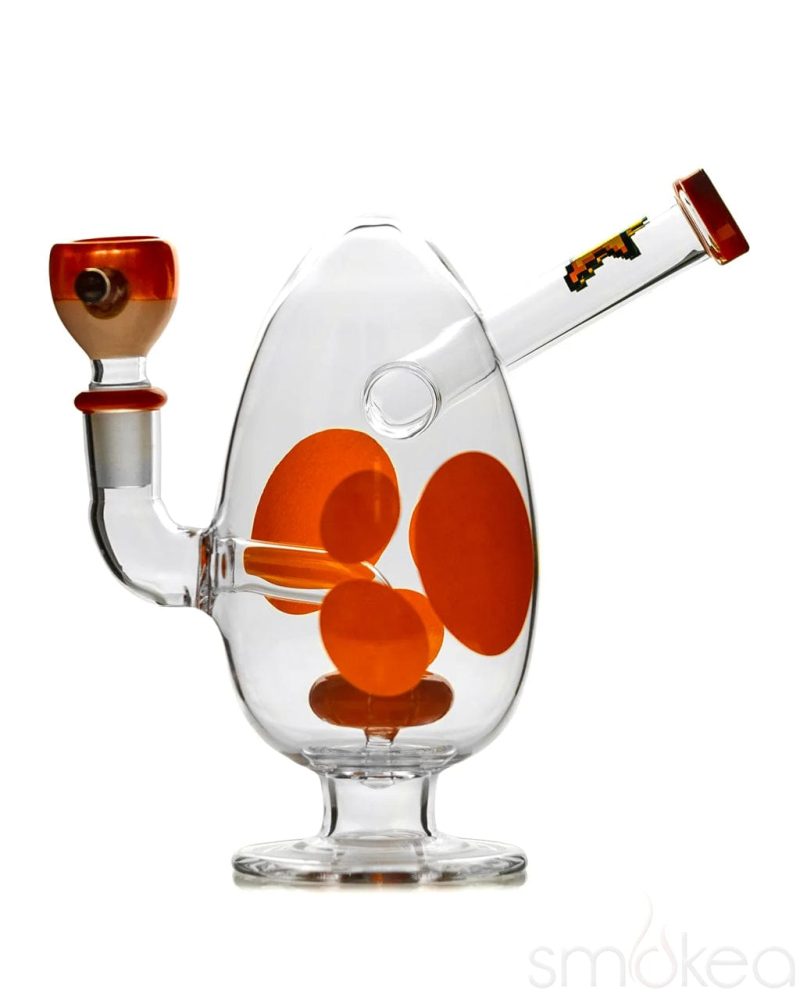 Hemper Spotted Egg Bong Orange