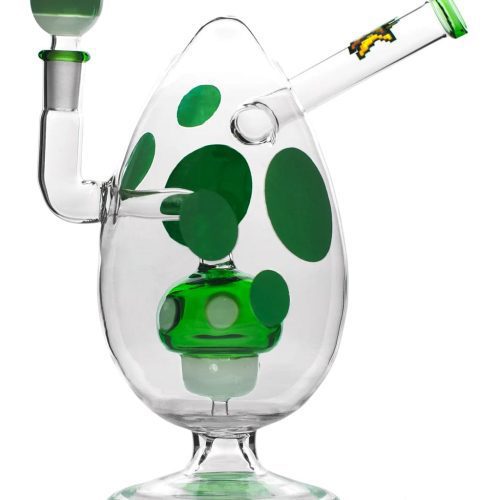 Hemper XL Spotted Egg Bong Green