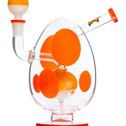 Hemper XL Spotted Egg Bong Orange