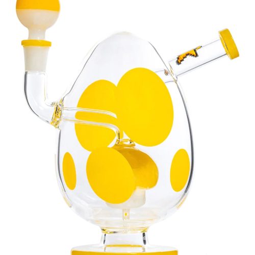 Hemper XL Spotted Egg Bong Yellow