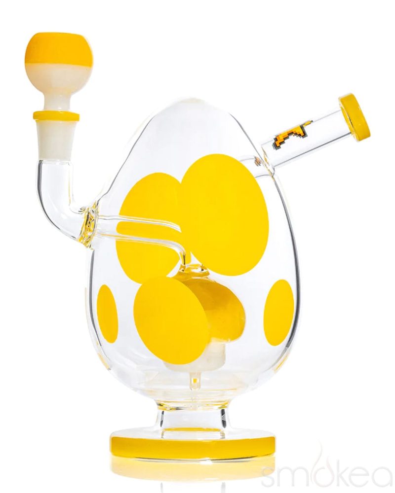 Hemper XL Spotted Egg Bong Yellow